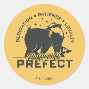 HUFFLEPUFF™ Prefect Badge Classic Round Sticker
