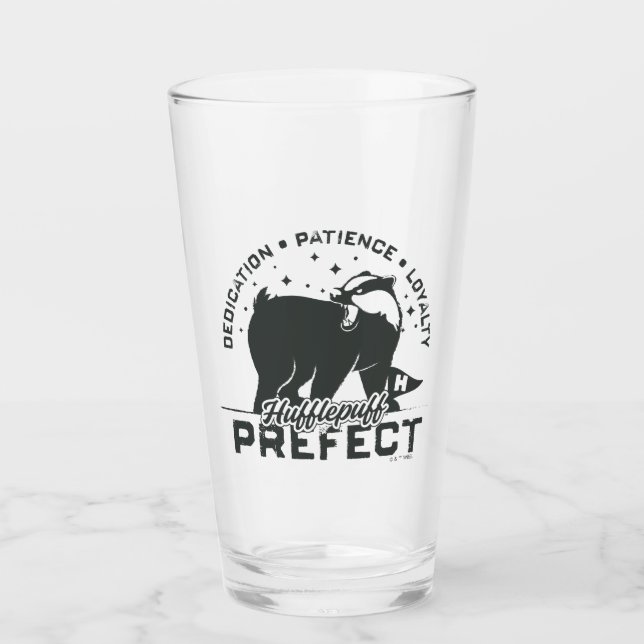 HUFFLEPUFF™ Prefect Badge Glass (Front)