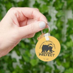 HUFFLEPUFF™ Prefect Badge Key Ring
