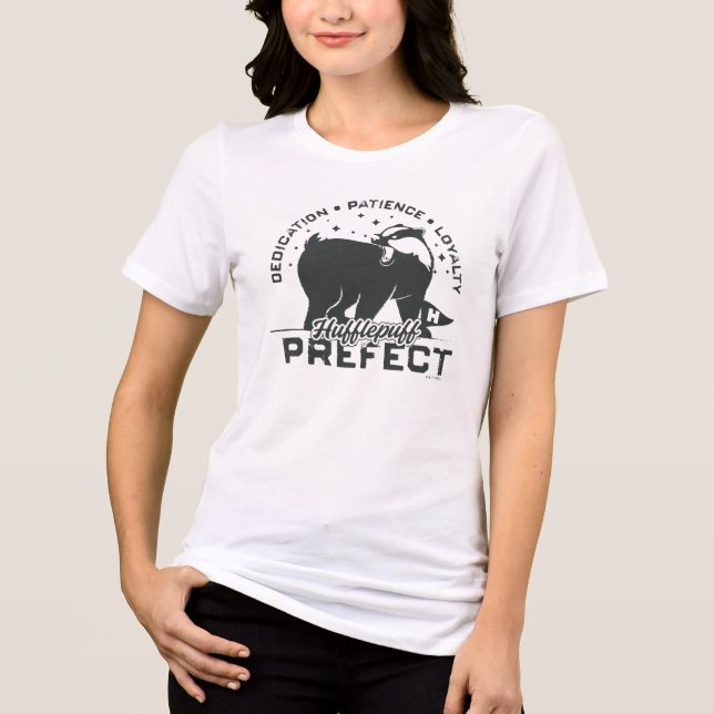 HUFFLEPUFF™ Prefect Badge Tri-Blend Shirt (Front)
