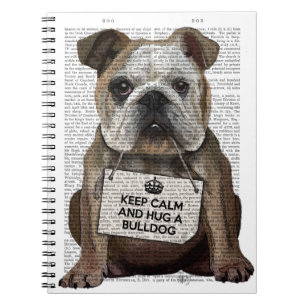 Hug a Bulldog Notebook