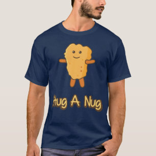 Hug A Nug Funny Chicken Nugget Fast Food boy T-Shirt