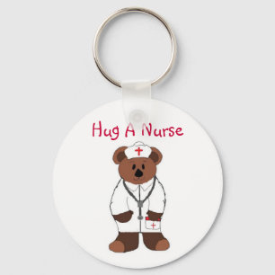 Hug A Nurse Key Ring