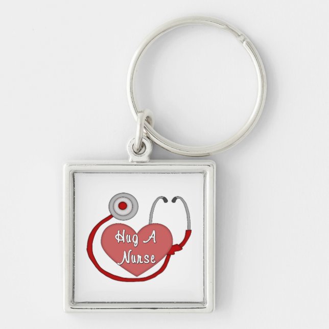 Hug A Nurse Key Ring (Front)