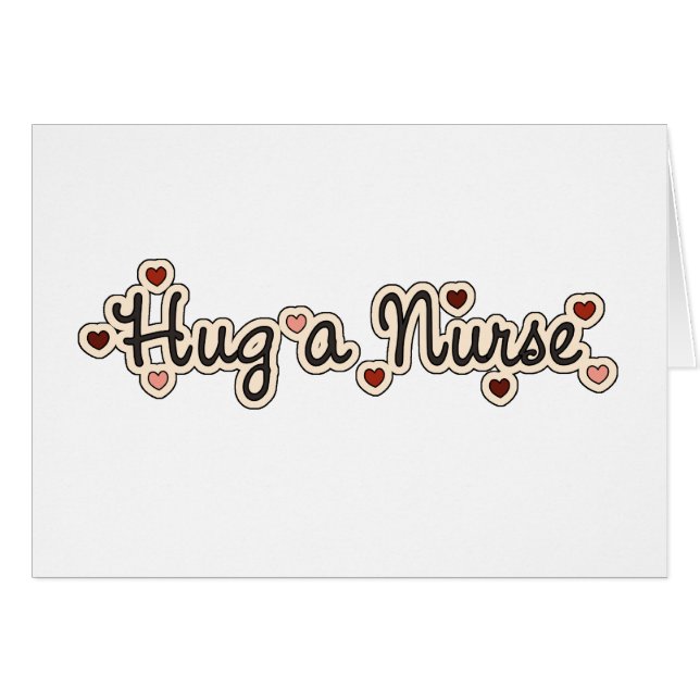 Hug a Nurse T-shirts and Gifts (Front Horizontal)