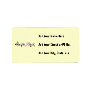 Hug a Nurse T-shirts and Gifts Label