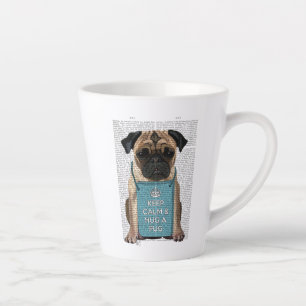Hug a Pug Latte Mug