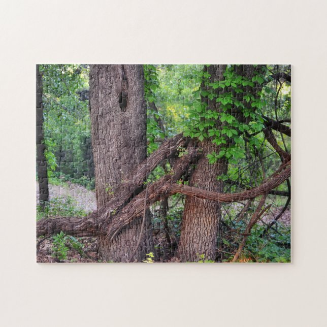 Hug a Tree Fun Nature Puzzle (Horizontal)