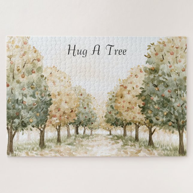 Hug A Tree Jigsaw Puzzle (Horizontal)