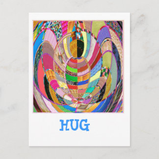 HUG   -  an artistic presentation Postcard