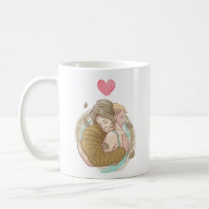 Hug Couple Simple Coffee Mug