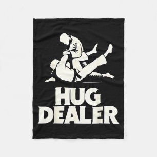 Hug Dealer BJJ Brazilian Jiu Jitsu MMA Jujitsu Men Fleece Blanket