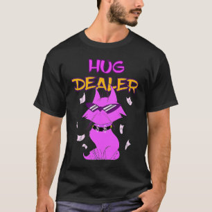 Hug Dealer Cat Music Festival Free Hugs Hugging T-Shirt