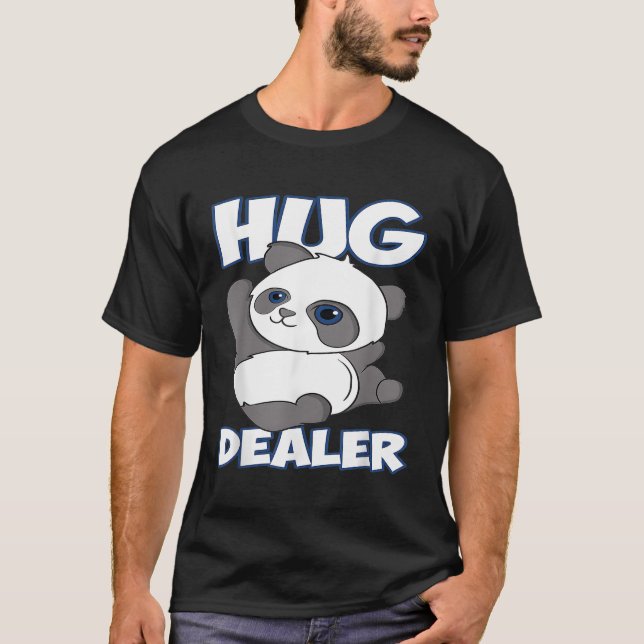 Hug Dealer Panda Bear T-Shirt (Front)