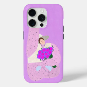 Hug flowers iPhone 15 pro case