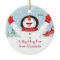 Hug for Aunt Christmas Snowman Ornament
