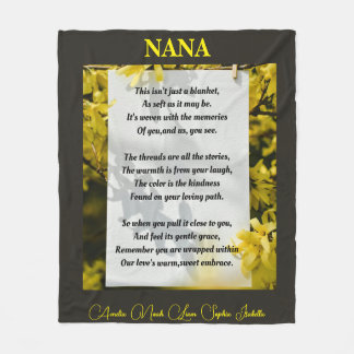 Hug in Blanket Form for Grandma