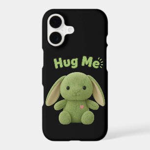 Hug Me Bunny Black iPhone 17 Case