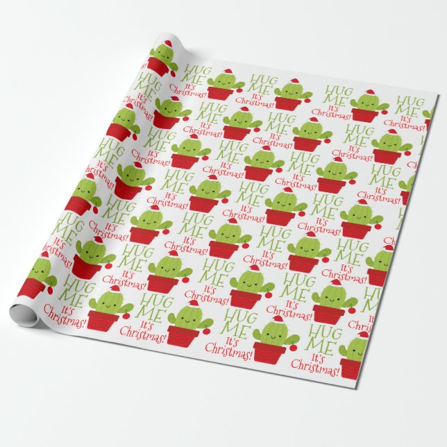 Hug me it's christmas wrapping paper (Unrolled)