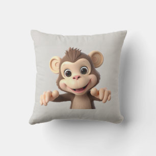 Hug me monkey cushion