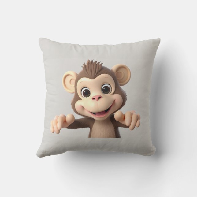 Hug me monkey cushion (Back)