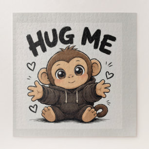 Hug Me Monkey Jigsaw Puzzle