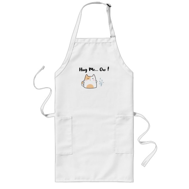 Hug Me… Ow ! Long Apron (Front)