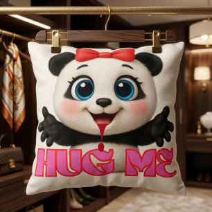 Hug Me 🤗 panda Pillow – Cute Kawaii Panda