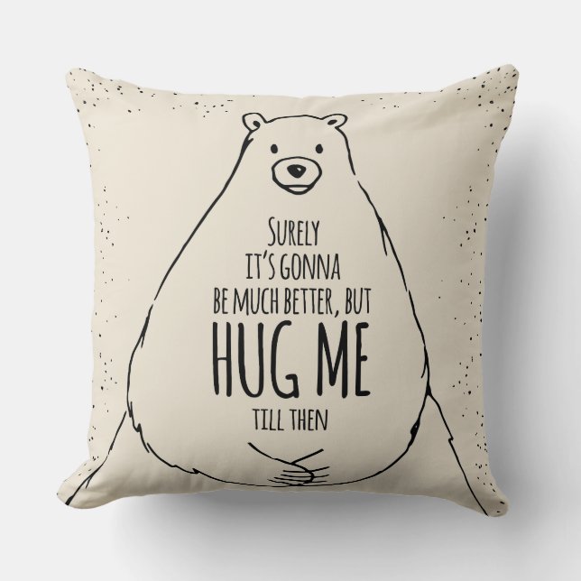 Hug me pillow design by Lolah Studio (Front)
