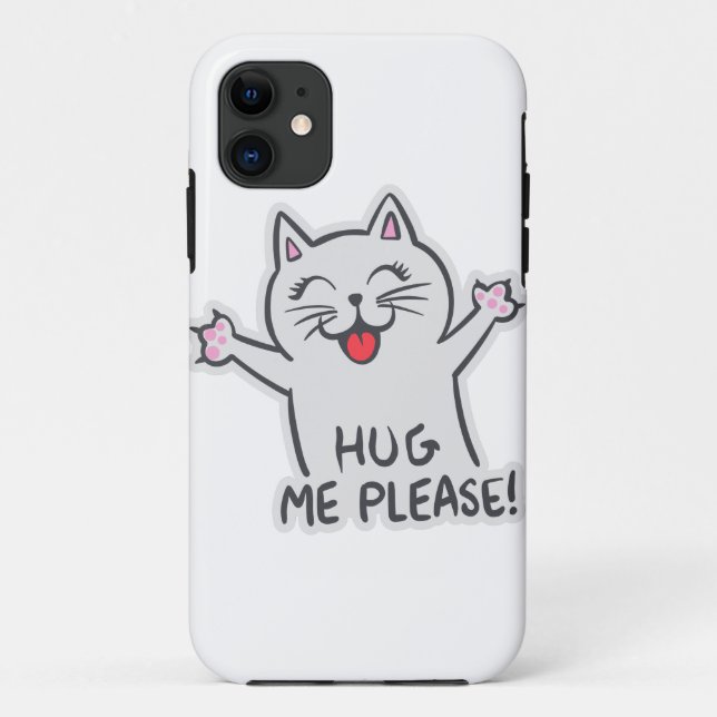 Hug me please - Choose background colour Case-Mate iPhone Case (Back)