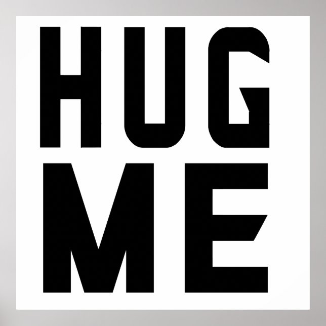 Hug me  poster (Front)