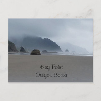 Hug Point Oregon Coast Beach Post Card