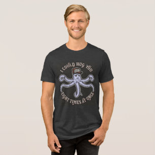 Hug Power: Funny Octopus Retro Tee