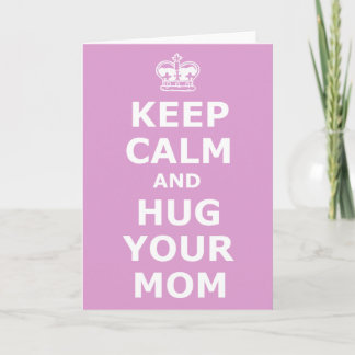 Hug your mum mother's day card