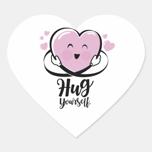 HUG Yourself Sticker (Front)