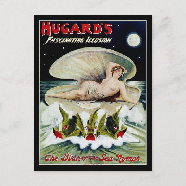 Hugard's ~ The Birth of the Sea Nymph Postcard (Front)