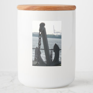 Huge Anchor Food Container Label