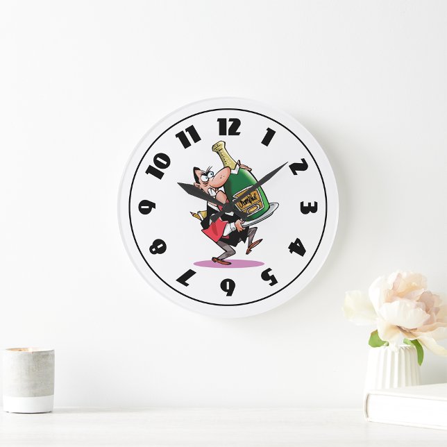 Huge Bottle Of Champagne Clock (Creator Uploaded)