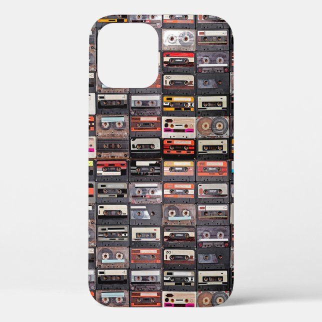 Huge collection of audio cassettes Case-Mate iPhone case (Back)