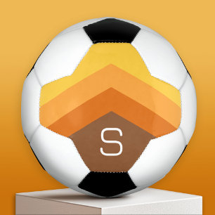 Huge Colourful Chevron Darts with Monogram Soccer Ball