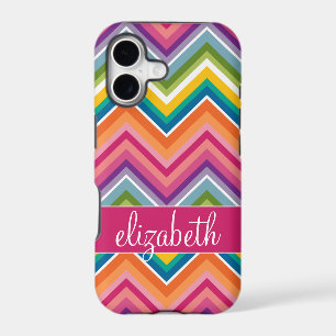 Huge Colourful Chevron Pattern with Name
