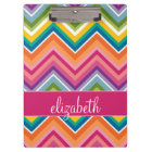 Huge Colourful Chevron Pattern with Name