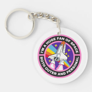 huge fan of space key ring