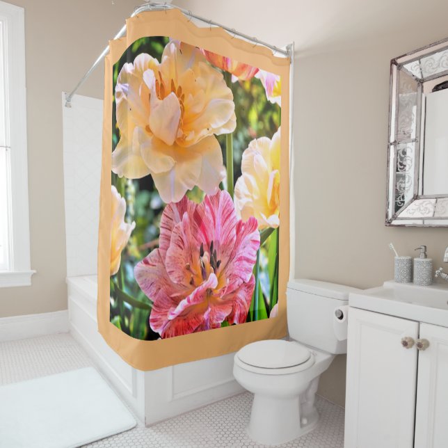 HUGE FLOWER GARDEN 2 SHOWER CURTAIN (In Situ)