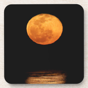 Huge Full Moon   South Padre Island, Texas Coaster
