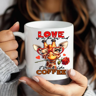 Huge Funny Giraffe Coffee Mug