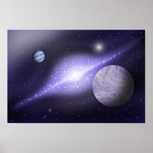 Huge galaxy. Deep Space Harmony Poster