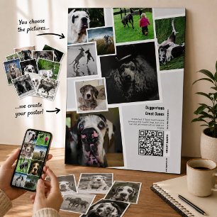Huge Great Dane Kennel Promotion  Poster