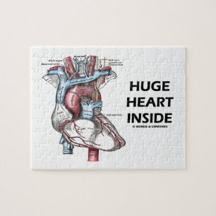 Huge Heart Inside (Anatomical Heart) Jigsaw Puzzle