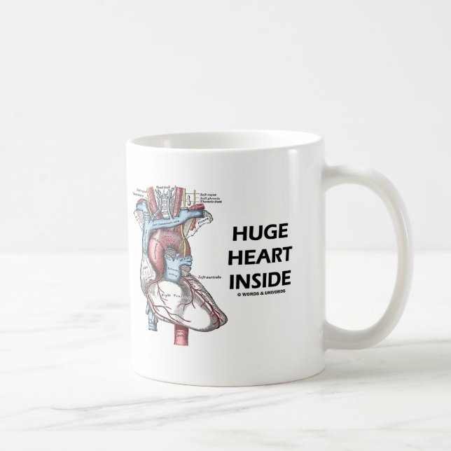 Huge Heart Inside Coffee Mug (Right)